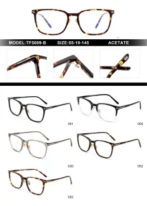 Premium Tom Ford FT5699-B Spectacle Frames – Tom Ford Clear Eyeglasses | Trade Eyewear Distributor