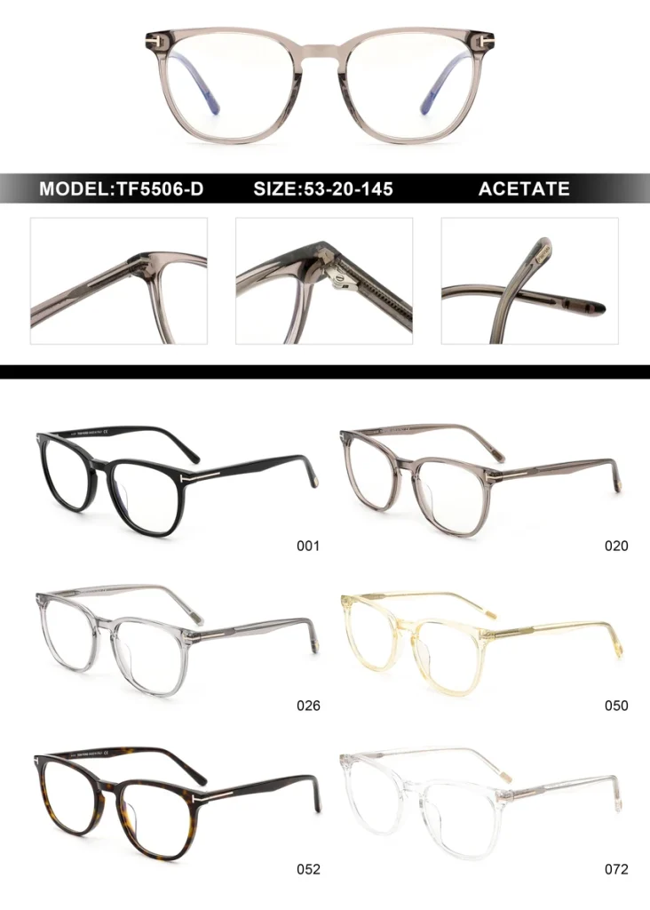 Designer Tom Ford FT5506-D Prescription Frames – Tom Ford Prescription Glasses For Men | B2B Optical Supplier