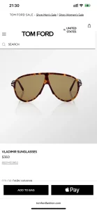 Tom Ford FT1211 Huxley Sunglasses for Wholesale | Optical Store Supplier