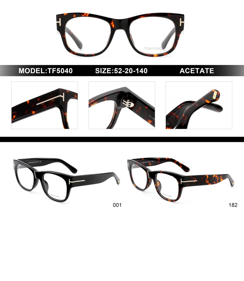 Authentic Tom Ford FT5040 Optical Glasses – Round Glasses Tom Ford | Retail Optical Partner