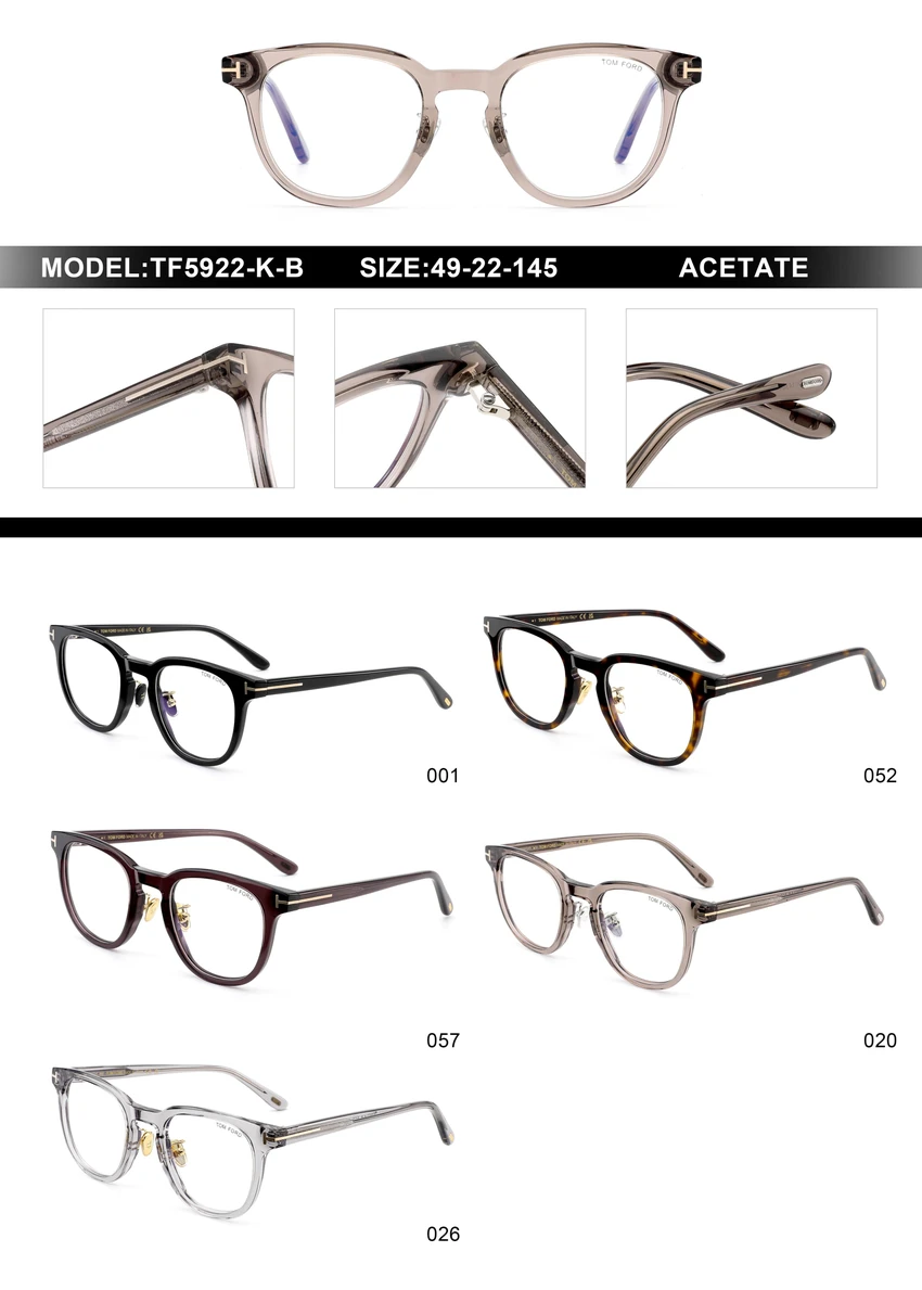 Authentic Tom Ford FT5922-K-B Eyewear – Tom Ford Eyeglasses On Sale | Wholesale Distributor