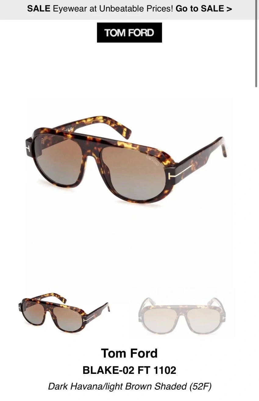 Buy Tom Ford FT1102 For Men Sunglasses Wholesale | Optical Importer