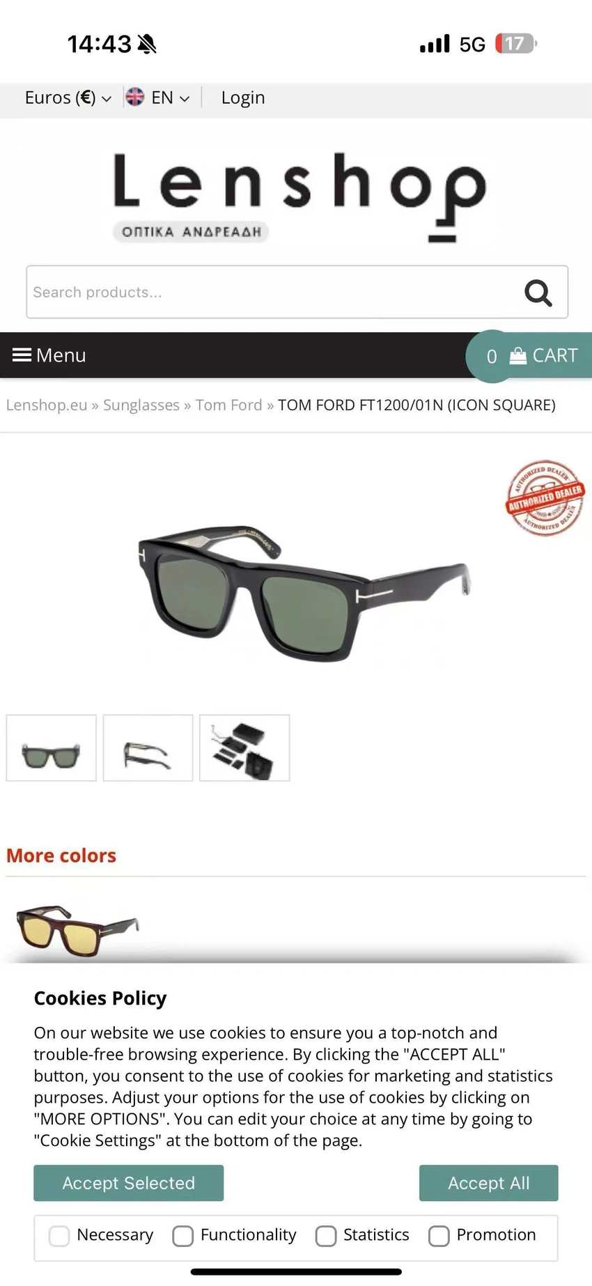 Tom Ford FT1200 Bronson Aviator Sunglasses – Wholesale Optical Frames Supplier