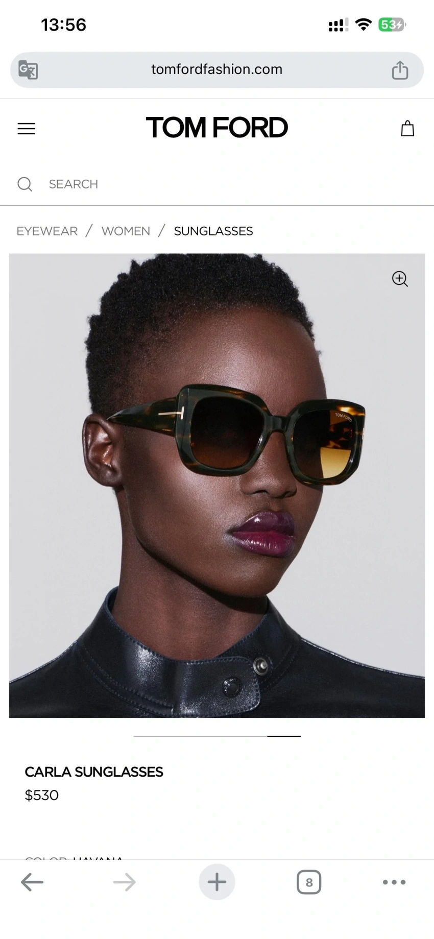 Buy Tom Ford FT1220 Women’s Aviator Sunglasses Wholesale | Optical Importer