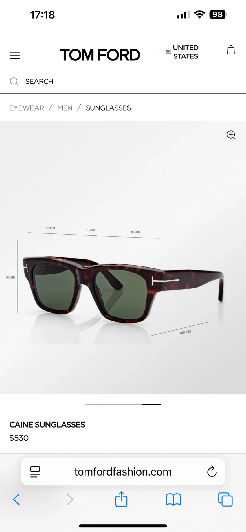 Tom Ford FT1280 Infinity Sunglasses – Wholesale Optical Frames Supplier