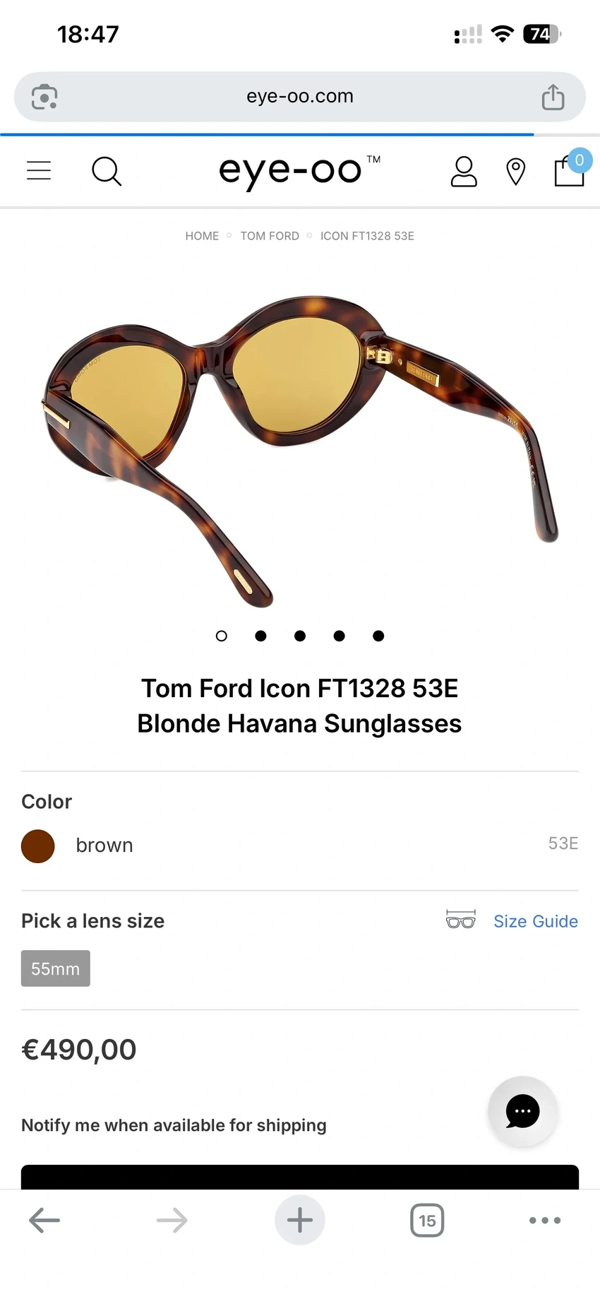 Tom Ford FT1328 Bruce Sunglasses Women Wholesale | Optical Retail Supplier