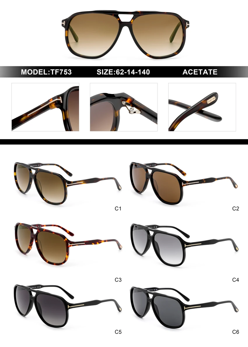 Tom Ford FT753 Women’s Sunglasses for Wholesale | Optical Store Supplier