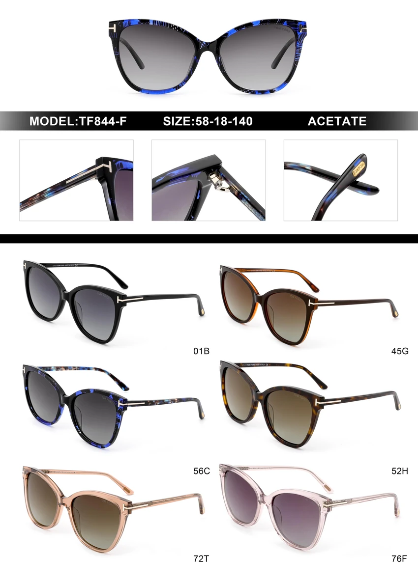 Tom Ford FT844-F Cat Eye Sunglasses Black – Wholesale Optical Frames Supplier