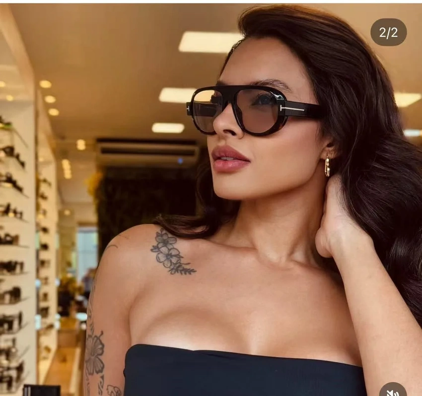 Tom Ford TF1102 Morgan Sunglasses On Face Wholesale | Optical Retail Supplier