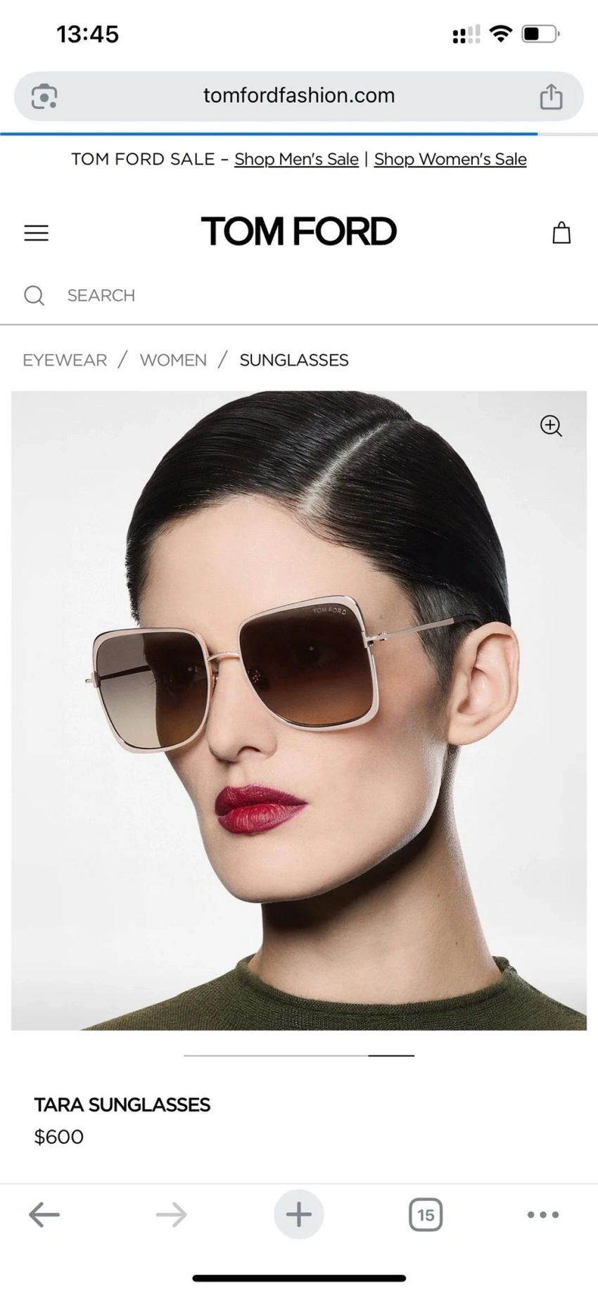 Tom Ford TF1319 Sunglasses Unisex – Wholesale Optical Frames Supplier