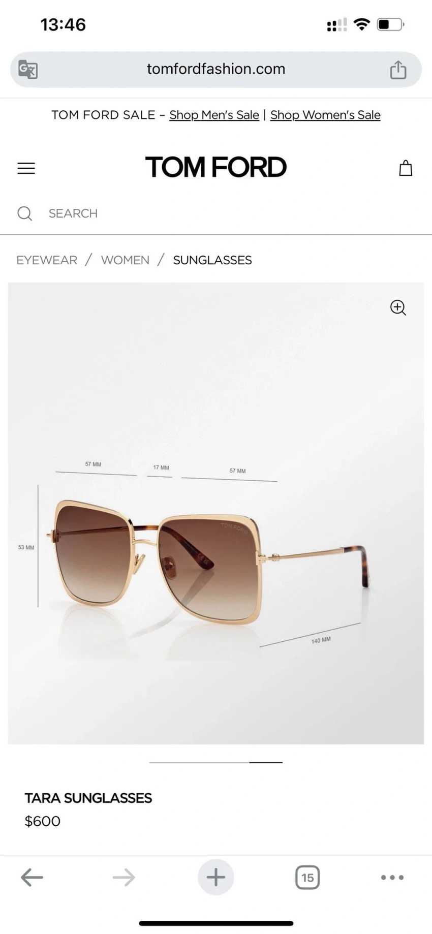 Premium Tom Ford TF1319 Cateye Sunglasses For Women – Wholesale Distributor